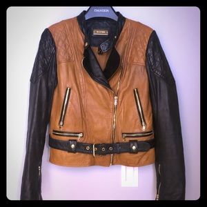Danier GENUINE LEATHER Motorcycle Jacket